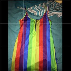 Colorful Striped Dress